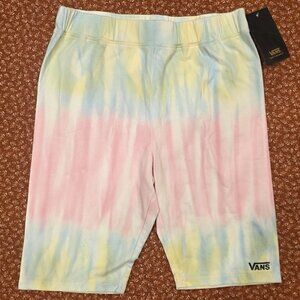 Vans Flying V Leggings Women's Medium Shorts Tie Dye VN0A7PNFV1C